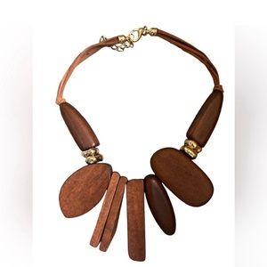 Wooden Tribal‎ Necklace - NWOT